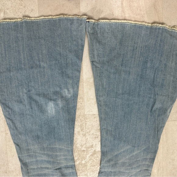 New Pistola size 31 Anthropologie Jeans Bell Bottom Super Flare Festival - Picture 7 of 10